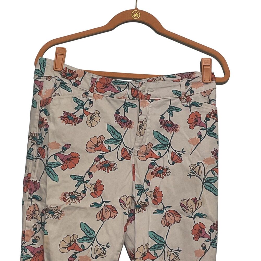 St Johns Bay Mid Rise Capri Pants Size 12 Womens Casual Stretch Cropped - Picture 3 of 11